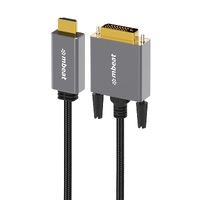 mbeat Tough Link 1.8m HDMI to DVI Cable  Up to 1080p 60Hz (19201080)  Cable Length: 1.8m