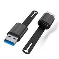 Simplecom CA132 USB-A Male to USB-C Female Adapter USB 3.2 Gen 2 Data  Charging Double-Side 10Gbps