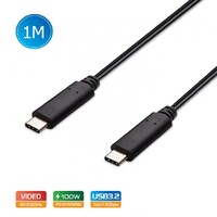 Simplecom CA512 USB-C to USB-C Cable USB 3.2 Gen2 10Gbps 5A 100W PD 4K 60Hz 1M