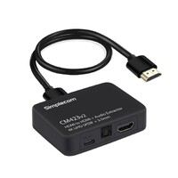 Simplecom CM423v2 HDMI Audio Extractor 4K HDMI to HDMI and Optical SPDIF  3.5mm Stereo