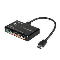 Simplecom CM505v2 Component (YPbPr  Stereo R L) to HDMI Converter Full HD 1080p