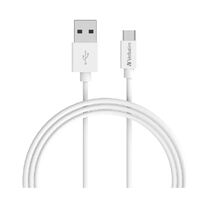 Verbatim Charge  Sync microUSB Cable 1m - White
