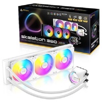 Antec Skeleton 360 ARGB-WHITE, All-in-One Liquid Cooler, 360mm, PWM ARGB fans, 2000RPM, 72.29CFM, ¤32dB, Intel AMD support, aluminum radiator, 3Y wty