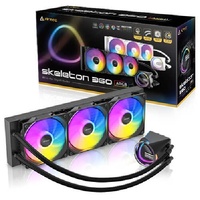 Antec Skeleton 360 ARGB, All-in-One Liquid Cooler, 360mm, PWM ARGB fans, 2000RPM, 72.29CFM, ¤32dB, Intel AMD support, aluminum radiator, 3Y warranty