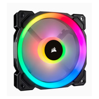 Corsair Light Loop Series LL140 RGB 140mm Dual Light Loop RGB LED PWM Fan 2 Fan Pack with Lighting Node PRO