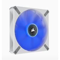 Corsair ML ELITE Series ML140 LED ELITE WHITE 140mm Magnetic Levitation Blue LED Fan with AirGuide Single Pack