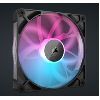 RX140 RGB Black Single Fan PWM. AirGuide Magnetic Bearing. High Airflow and Efficient. Case Black Fan