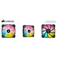 Corsair Black SP120 RGB ELITE 120mm RGB LED PWM Low Noise High CFM Fan with AirGuide Single Pack 