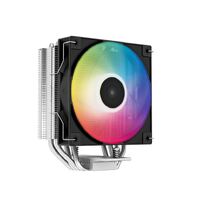 DeepCool AG400 LED CPU Cooler 4 Heat Pipes 6 Colour LED 120mm PWM Fan Intel LGA1700 1200 1151 1150 1155 AMD AM5 AM4