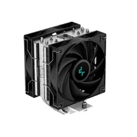 DeepCool AG400 PLUS Single Tower CPU Cooler Daul Fan, 4 Heat Pipes, 120mm PWM Fan, IntelLGA1851 1700 1200 1151 1150 1155, AM5 AM4