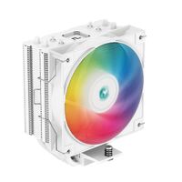 DeepCool AG400 ARGB WHITE Single Tower CPU Cooler TDP 220W 120mm Static ARGB Fan Direct-Touch Copper Heat Pipes Intel LGA1700 AMD AM5 Support