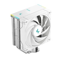 DeepCool AK400 DIGITAL SE WH CPU Cooler, Status Display, ARGB LED Strips, 4x Heat Pipe Intel LGA1851 1700 1200 1151 1150 1155  AM5 AM4