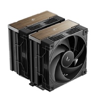 DeepCool AK620 G2 Wood Grain Top Cover CPU Cooler, 4-pin PWM, Hydro Bearing Intel LGA1851 1700 1200 1151 1150 1155  AM5 AM4