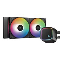 DeepCool LE500 240mm All-in-One CPU Liquid Cooler LED Lighting PWN Fans.Hydro Bearing Intel LGA1700 1200 1151 1150 1155  AM5 AM4