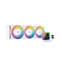 DeepCool LS720 White Premium Liquid CPU Cooler, 360mm Radiator, 3xFC120 A-RGB PWM Fans, Low Noise LGA2066/2011-v3/2011/1700/1200 AMD sTRX4/sTR4/AM5