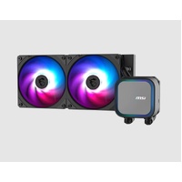 MSI MAG CORELIQUID A13 240, 2.4 ft IPS, USB 2.0 pin header, SATA, 2 fans, Two Ball Bearing, AM5   AM4, 3 y warrenty