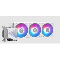 MSI MAG CORELIQUID I360 White Liquid CPU Cooler, LGA 1150 1151 1155 1156 1200 1700 Next gen AM5 AM4 3y warranty
