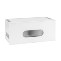 Brateck Cable Management Box Material: ABS  Dimensions 28.2x14x12.8cm -White