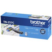 Brother TN-257C  Cyan High Yield Toner Cartridge to Suit -  HL-3230CDW/3270CDW/DCP-L3015CDW/MFC-L3745CDW/L3750CDW/L3770CDW (2,300 Pages)