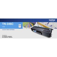 Brother TN-346C Colour Laser Toner- High Yield Cyan- HL-L8250CDN 8350CDW MFC-L8600CDW L8850CDW - 3500Pages