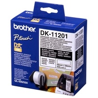 WHITE STANDARD ADDRESS LABELS 29MM X 90MM 400 LABELS PER ROLL Brother White Standa