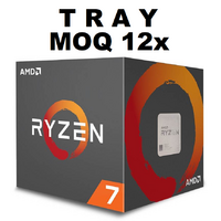 (Clamshell Needed) AMD Ryzen 7 2700X, 8 Cores AM4 CPU, 4.35GHz 20MB 105W No Fan MOQ 12 or Ship Install On MB 1YW (AMDCPU) (TRAY-P)