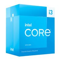 Intel i3 13100F CPU 3.1GHz (4.5GHz Turbo) 13th Gen LGA1700 4-Cores 8-Threads 12MB 58W Graphic Card Required Retail Raptor Lake with Fan