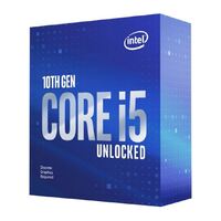 Intel i5-10600KF CPU 4.1GHz (4.8GHz Turbo) LGA1200 10th Gen 6-Cores 12-Threads 12MB 95W Graphic Card Required Box 3yrs Comet Lake no Fan