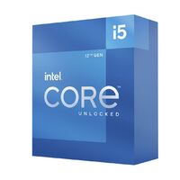 Intel i5 12600K CPU 3.7GHz (4.9GHz Turbo) 12th Gen LGA1700 10-Cores 16-Threads 25MB 125W UHD Graphic 770 Unlocked Retail Box Alder Lake no Fan