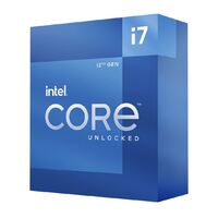 Intel i7 12700K CPU 3.6GHz (5.0GHz Turbo) 12th Gen LGA1700 12-Cores 20-Threads 25MB 125W UHD Graphic 770 Unlocked Retail Box Alder Lake no Fan
