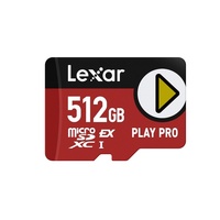 Lexar PLAY PRO microSDXC Express Card 512GB, microSDXC, high performance, microSD Express, up to 900MB s read and 600MB s write