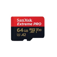 SanDisk Extreme PRO microSDXC UHS-I CARD - 64GB
