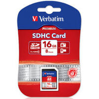 Verbatim SDHC 16GB (Class 10) Up to 45MB Sec 300X read speed