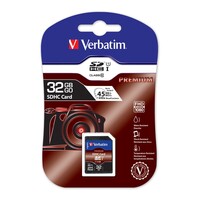 Verbatim SDHC 32GB (Class 10) Up to 45MB Sec 300X read speed