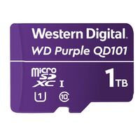 Western Digital WD Purple 1TB MicroSDXC Card 24 7 -25 degreeC to 85 degreeC Weather  Humidity Resistant for Surveillance IP Cameras mDVRs NVR Dash Cam