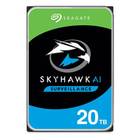 Seagate 20TB 3.5 inch SkyHawk AI Surveillance SATA 6Gb s HDD 256MB Cache  5 years Limited Warranty