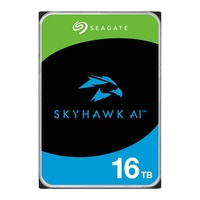 Seagate 16TB 3.5 ft SkyHawk AI Surveillance, SATA 6Gb s, CMR, max. DTR 285 272mb, HDD, 512MB Cache, 7200RPM, 5Years Warranty