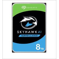 Seagate 8TB 3.5' SkyHawk Surveillance AI, SATA3 6Gb/s,16 AI streams,256MB Cache 24x7 HDD ST8000VE001,  3 Years Warranty
