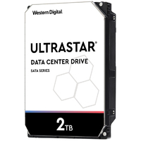 Western Digital WD Ultrastar 2TB 3.5 inch Enterprise HDD SATA 128MB 7200RPM 512N SE DC HA210 24x7 600MB Buffer 2mil hrs MTBF 5yrs wty HUS722T2TALA604