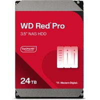 Western Digital WDRed Pro NAS Hard Drive - 24TB 3.5 ft 287MB s 7200 RPM 512MB SATA HD 5yrs warranty