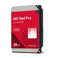 Western Digital WDRed Pro NAS Hard Drive - 26TB 3.5 ft 272MB s 7200 RPM 512MB SATA HD 5yrs warranty