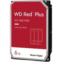 Western Digital WD Red Plus 6TB 3.5 inch NAS HDD SATA3 6Gb s 5400RPM 256MB Cache CMR 24x7 8-bays NASware 3.0 CMR Tech 3yrs wty WD60EFPX