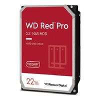 Western Digital WD Red Pro 22TB 3.5 inch NAS HDD SATA3 7200RPM 512MB Cache 24x7 300TBW ~24-bays NASware 3.0 CMR Tech 5yrs wty