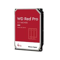 Western Digital WD Red Pro 4TB 3.5 inch NAS HDD SATA3 7200RPM 256MB Cache 24x7 300TBW ~24-bays NASware 3.0 CMR Tech 5yrs wty