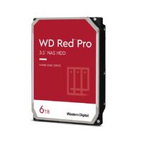 Western Digital WD Red Pro 6TB 3.5' NAS HDD SATA3 7200RPM 256MB Cache 24x7 300TBW ~24-bays NASware 3.0 CMR Tech 5yrs wty