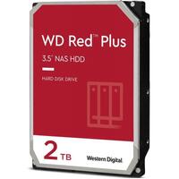 Western Digital 2TB WD Red Plus NAS Hard Drive 3.5-Inch -Transfer Rate up to 215MB s -5640 RPM -Cache Size 512MB -3-Year Limited Warranty WD20EFPX