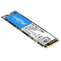 Crucial P2 2TB PCIe M.2 NVMe SSD 2400/1900 MB/s R/W 600TBW 1.5M hrs MTTF Acronis True Image Cloning Software 5yrs ~CT2000P1SSD8 SNVS/2000G