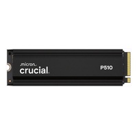 Crucial P510 1TB Gen5 NVMe 2280 M.2 SSD w Heatsink 1100 9500 MB s R W 600TBW 1.5M IOPS 1.5M hrs MTTF Full-Drive Encryption 5yrs