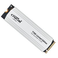 Crucial T705 2TB Gen5 NVMe SSD White Heatsink - 14500 12700 MB s R W 1200TBW 1.5M IOPs 1.5M hrs MTTF with DirectStorage for Intel 14th Gen  AMD Ryze