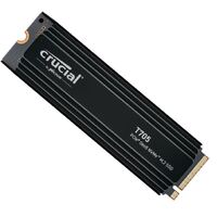 Crucial T705 4TB Gen5 NVMe SSD Heatsink - 14100 12600 MB s R W 2400TBW 1.5M IOPs 1.5M hrs MTTF with DirectStorage for Intel 14th Gen  AMD Ryzen 7000
